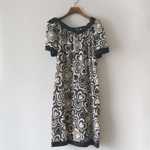 모스키노 하트 울 니트 원피스