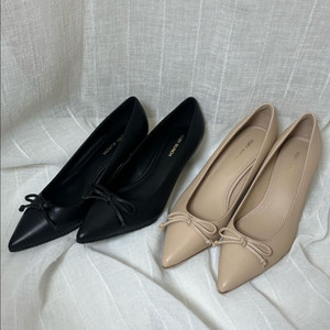 토리버치 스틸레토 힐 블랙, 아이보리 235cm