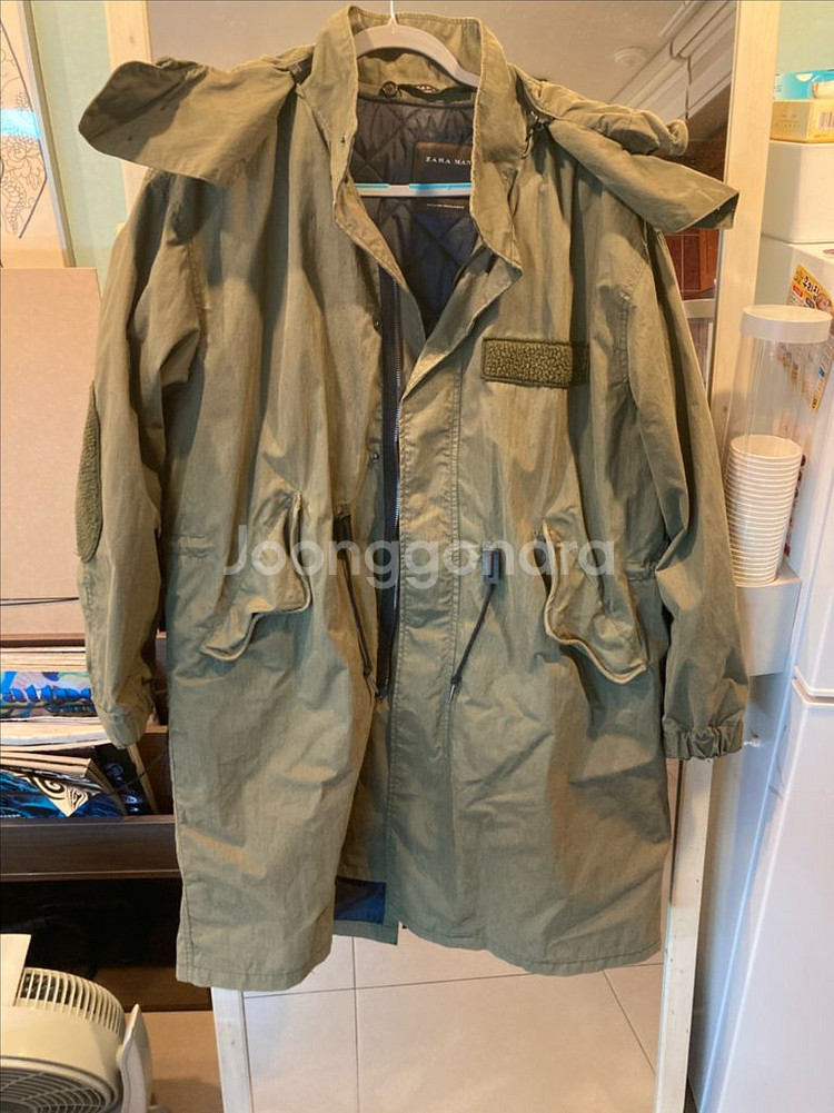 자라 야상 자켓 105--0