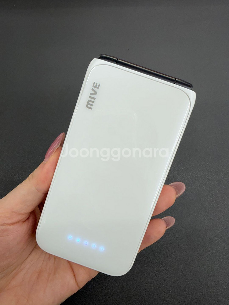 [대전중고폰] 380848 마이브 스타일폴더 화이트--0