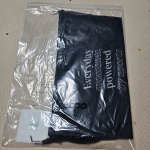 디에포 Depo 레터링 멀티 짐색 BLACK