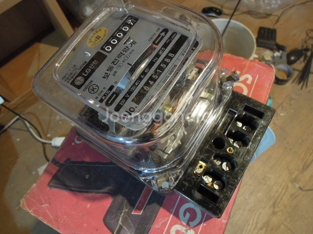 LS기계식 전기 계량기-보통전력량계--0