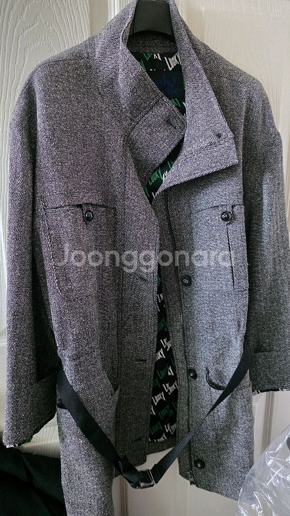 럭키슈에뜨 헤링본 코트 자켓--0