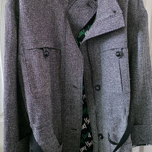 럭키슈에뜨 헤링본 코트 자켓