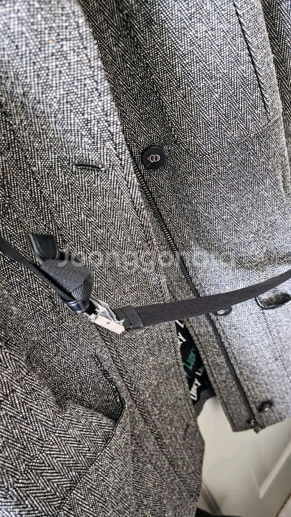 럭키슈에뜨 헤링본 코트 자켓--1