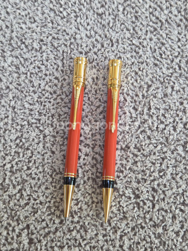 파카 듀오폴드 오렌지 구형 볼펜 샤프--6