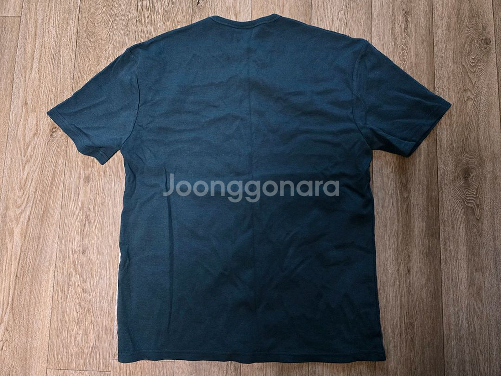 유핑 골드라벨 세미오버핏 반팔티 그린 L 팝니다--2