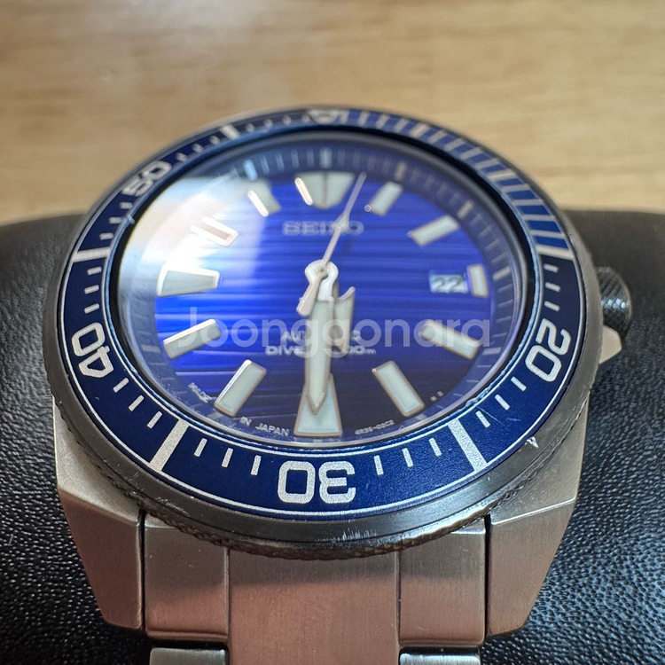 세이코 오토매틱 손목시계 사무라이 다이버워치--4