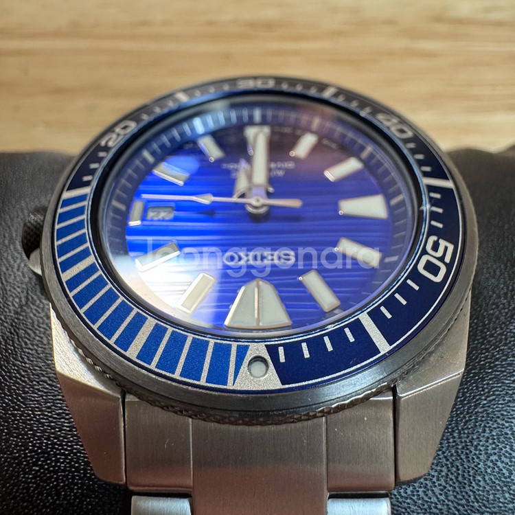 세이코 오토매틱 손목시계 사무라이 다이버워치--5