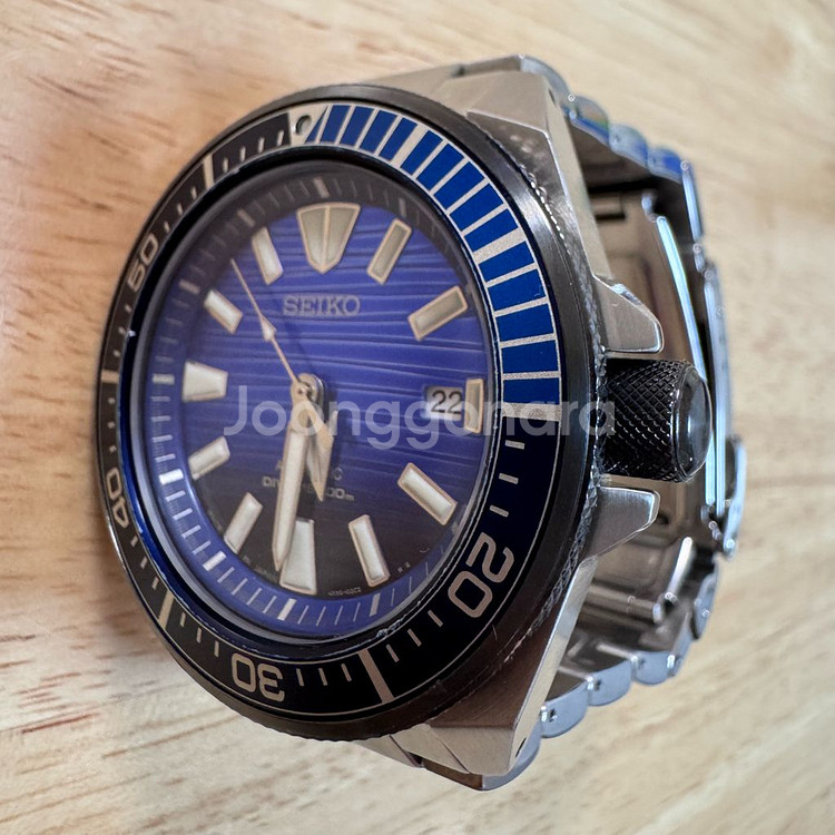 세이코 오토매틱 손목시계 사무라이 다이버워치--7