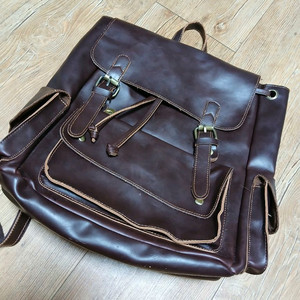 일본 소가죽 백팩