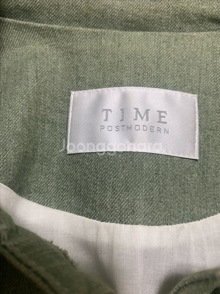 한섬 타임 데님 자켓 청자켓 아우터 랑방 마인 시스템--4