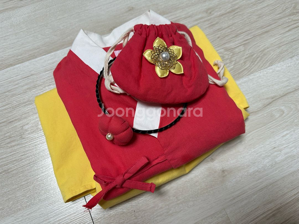 아이니니 여아 한복 XL사이즈 판매--3