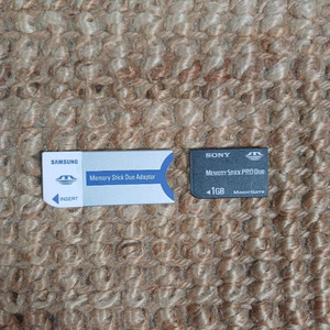 MEMORY STICK PRO DUO 1기가아답터