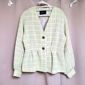 반값 / 퍼프소매 / 트위드자켓