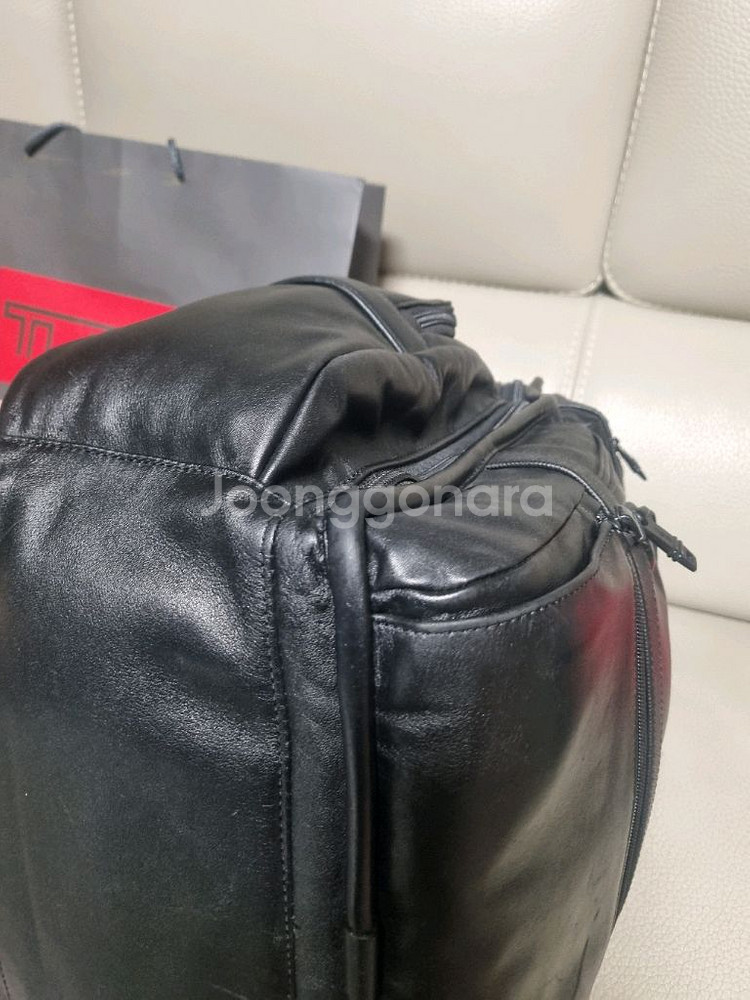 투미 알파2 티패스 백팩 가죽--8