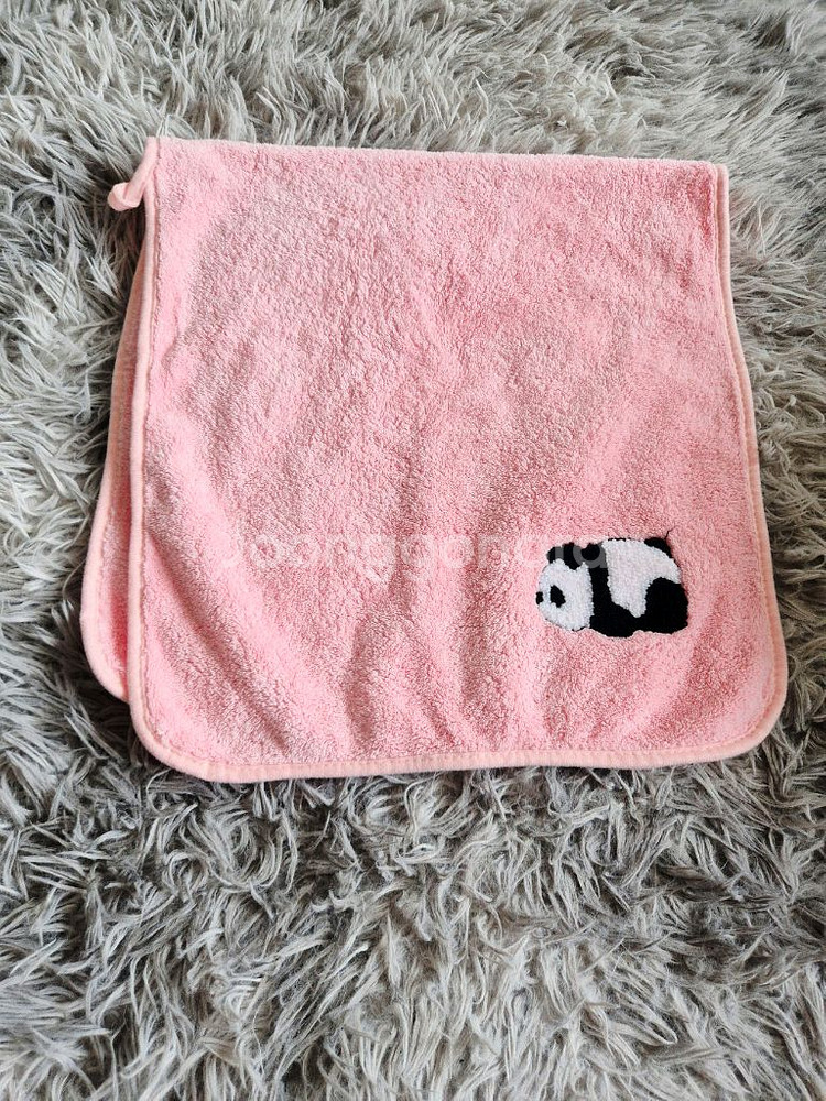 핑크 판다 타월--0