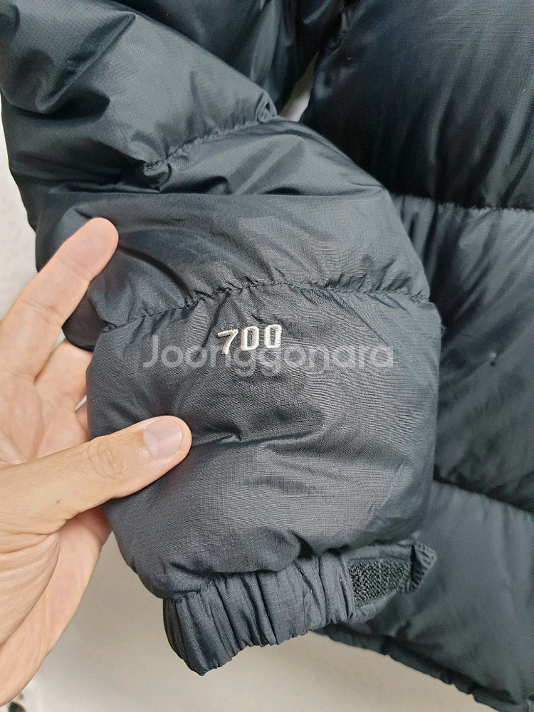 [m/100] 노스페이스 스몰로고 무광 눕시패딩--3