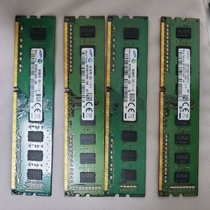 ddr3 4gb 12800 4개 일괄로 팝니다.