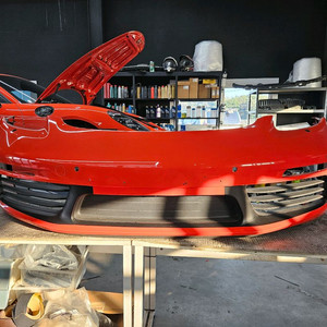 (급처) 포르쉐718박스터s 순정품 앞범퍼,디퓨저