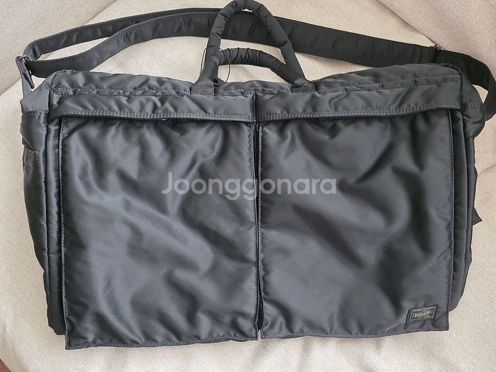 포터 탱커 투웨이 더플백 S 스몰 블랙--1