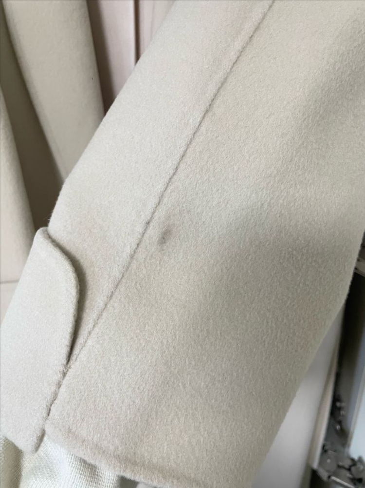 SIE 아이보리 벨티드 핸드메이드 코트--3