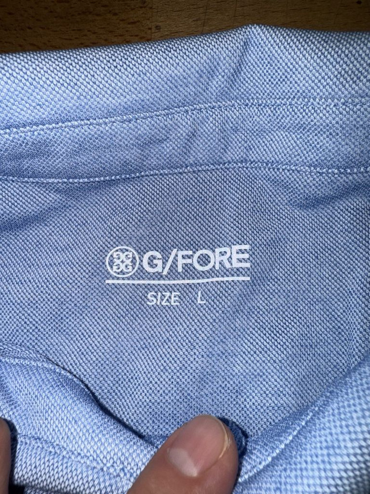 G/FORE 남성 셔츠 L 하늘색--2