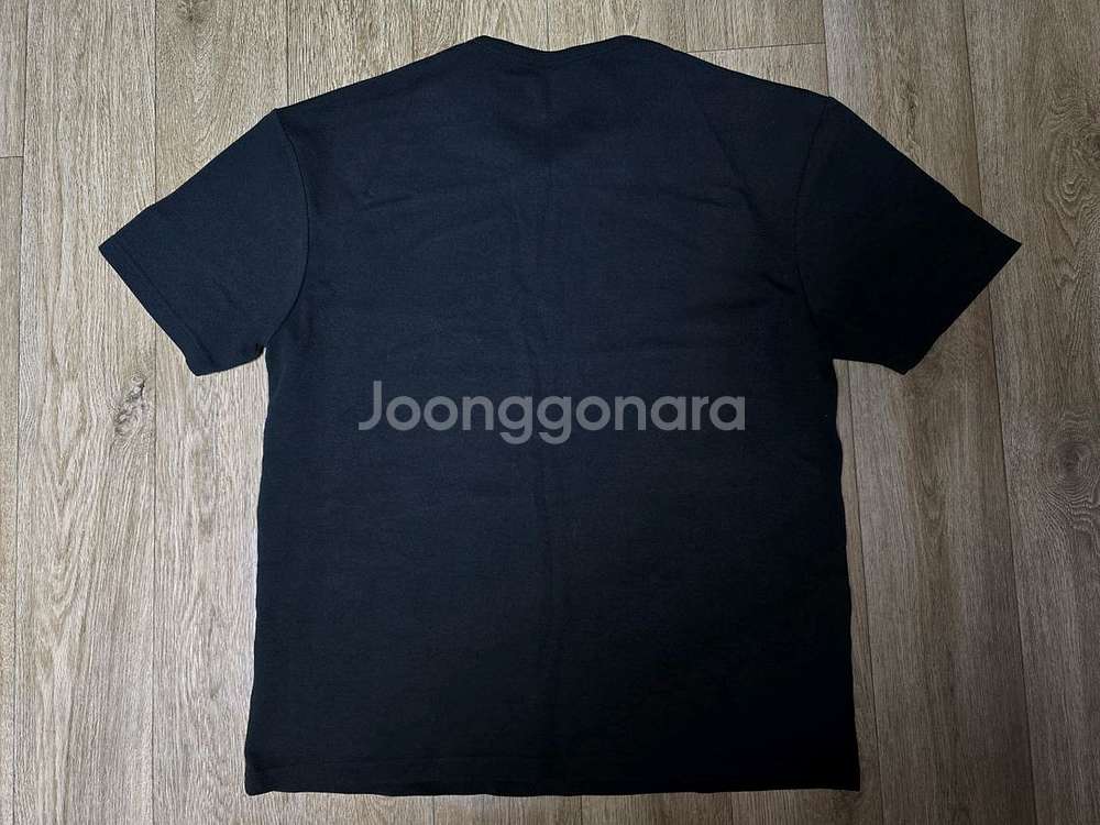 유핑 골드라벨 세미오버핏 블랙 반팔티 L 팝니다--2