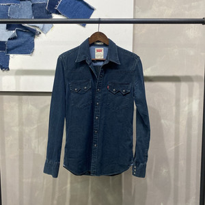 (90) 리바이스 웨스턴 투포켓 데님 셔츠 청남방