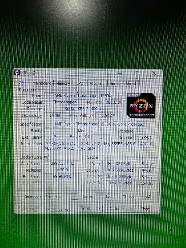 라이젠 1950X, X399, 쿨러 셋트 팝니다--1