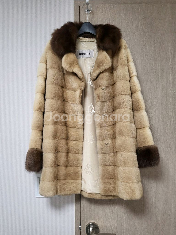 근화모피 밍크 세이블 풀스킨 밍크 코트 사바티에--0