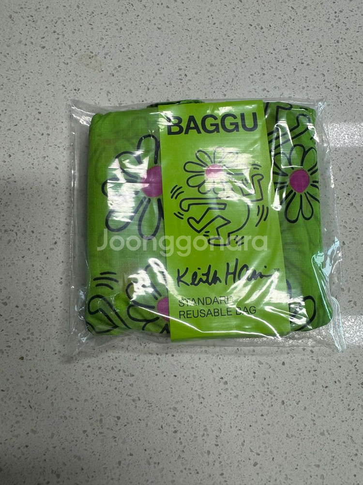 바쿠 스탠다드 키스해링 플라워 에코백--1