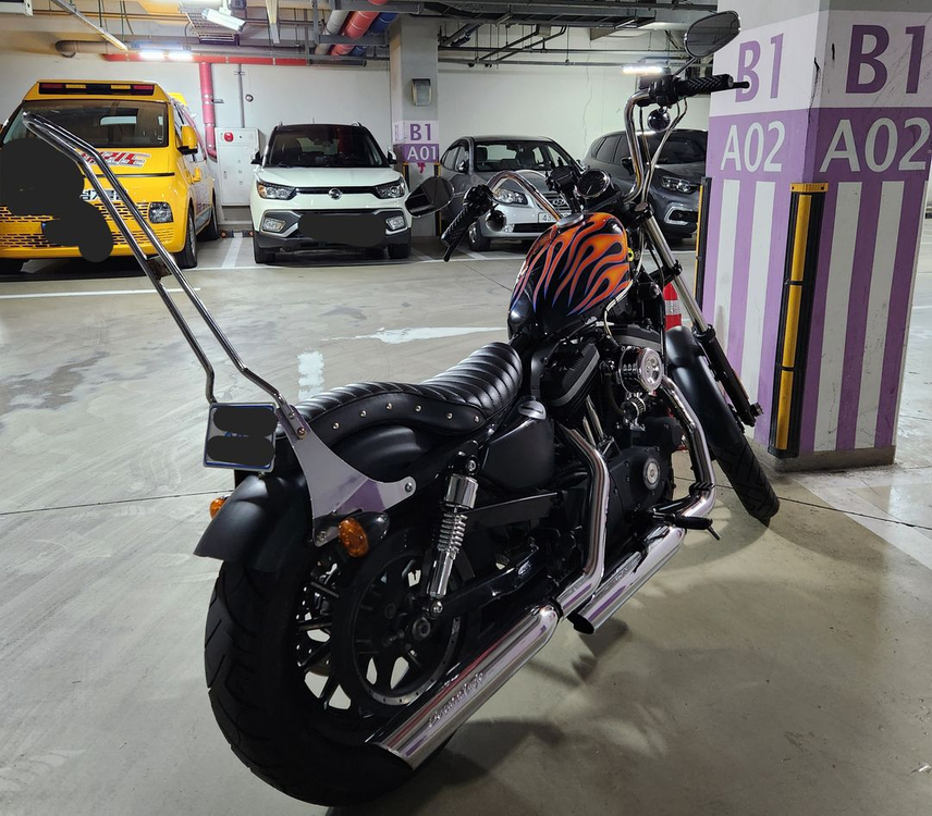 34만원마일리지같이드려요할리데이비슨XL883N,완성형커스텀초퍼,급매--1