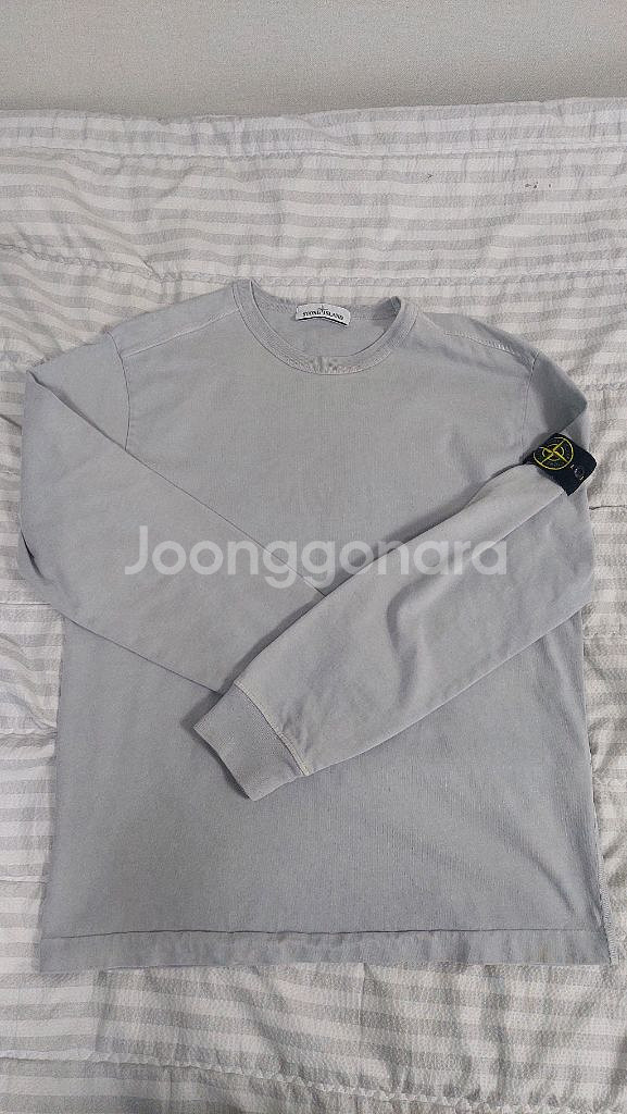 급쳐 스톤아일랜드 정품 맨투맨 싸게팔아여 L--0