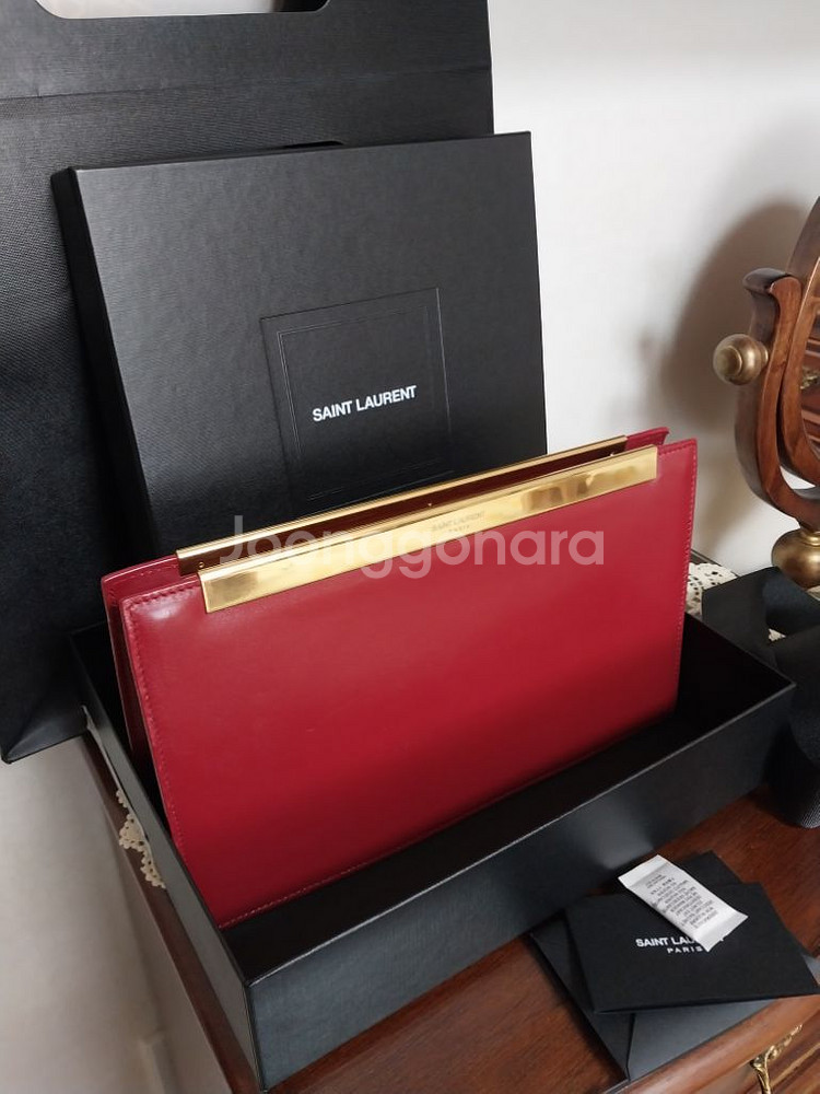 정품생로랑클러치--0