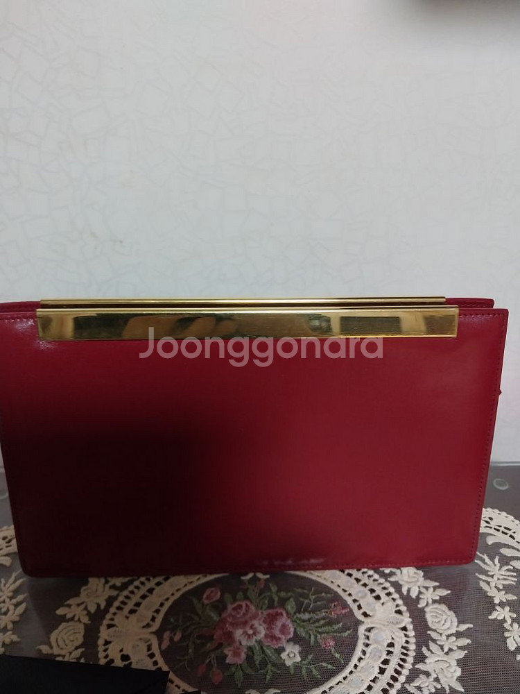 정품생로랑클러치--1