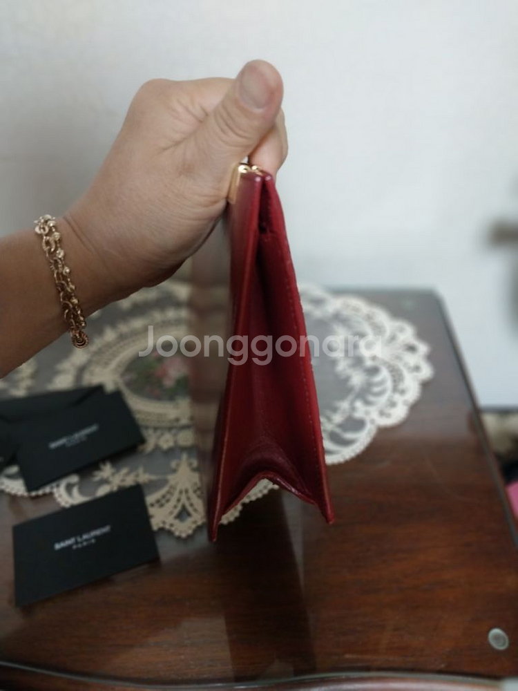 정품생로랑클러치--4