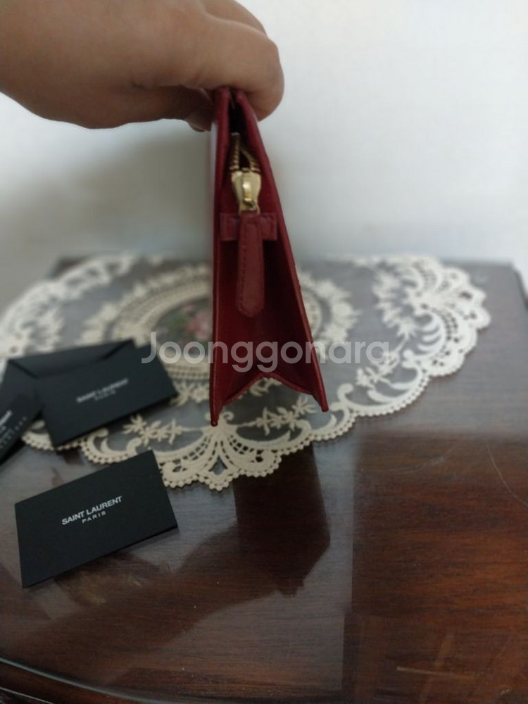 정품생로랑클러치--5