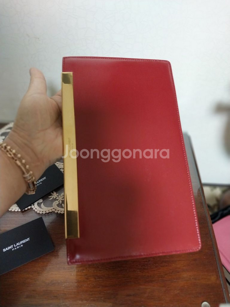 정품생로랑클러치--8