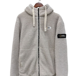 내셔널지오그래픽 뽀글이 기모 후리스 아이보리 (2XL)