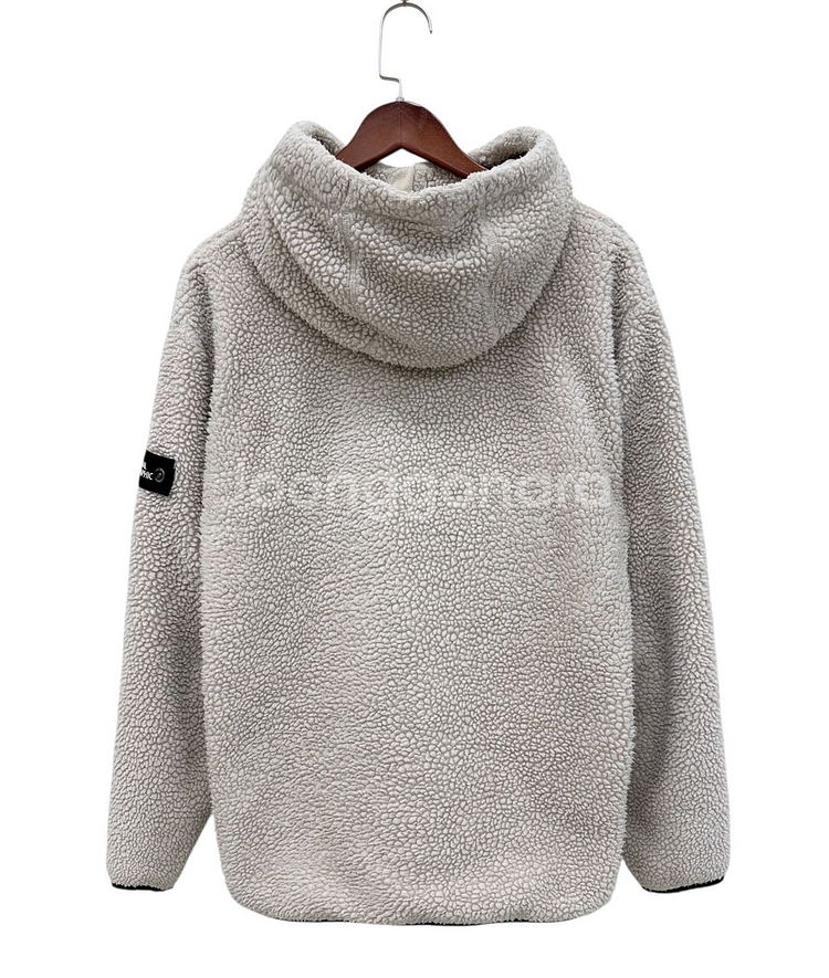 내셔널지오그래픽 뽀글이 기모 후리스 아이보리 (2XL)--7