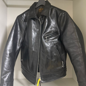 VELUOKLDLY 30s 중홀랜드 차심 말가죽 자켓