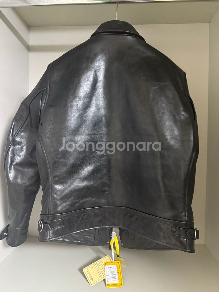 VELUOKLDLY 30s 중홀랜드 차심 말가죽 자켓--1