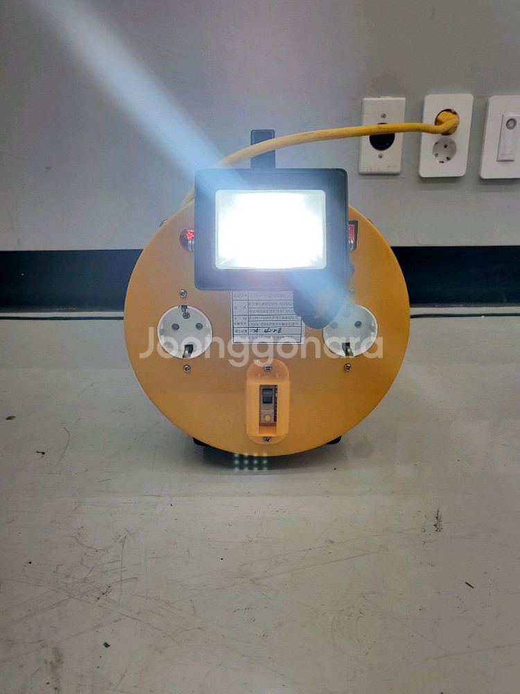 50M 릴선 LED 작업등 콘센트--1