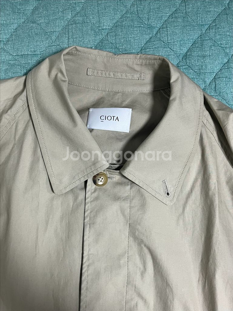 CIOTA 시오타 롱코트 베이지 6size--2