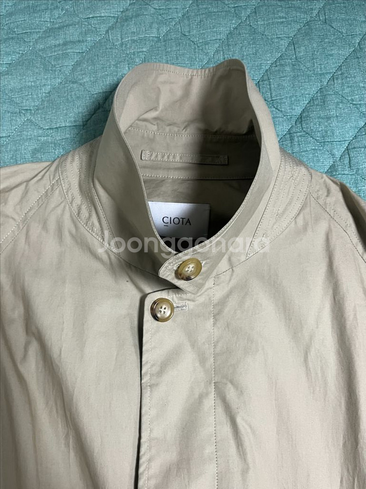 CIOTA 시오타 롱코트 베이지 6size--3