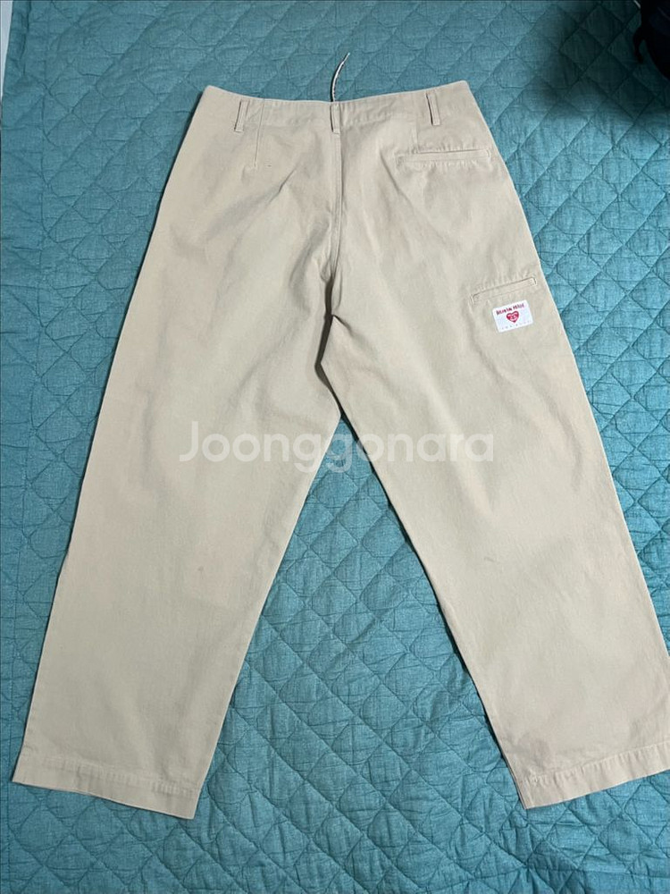 HUMAN MADE 휴먼메이드 원턱 치노팬츠 베이지 L--1