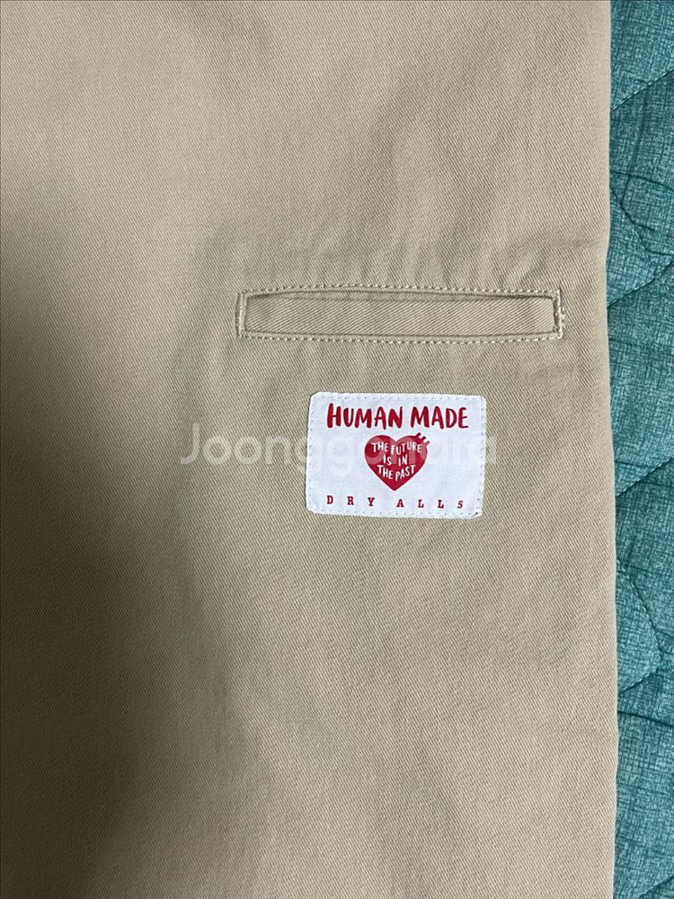 HUMAN MADE 휴먼메이드 원턱 치노팬츠 베이지 L--2