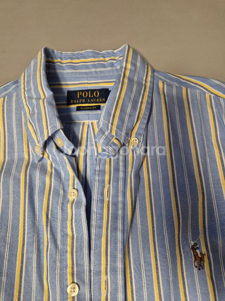 폴로랄프로렌 남성 스트라이프 옥스포드 긴팔셔츠 클래식핏--2