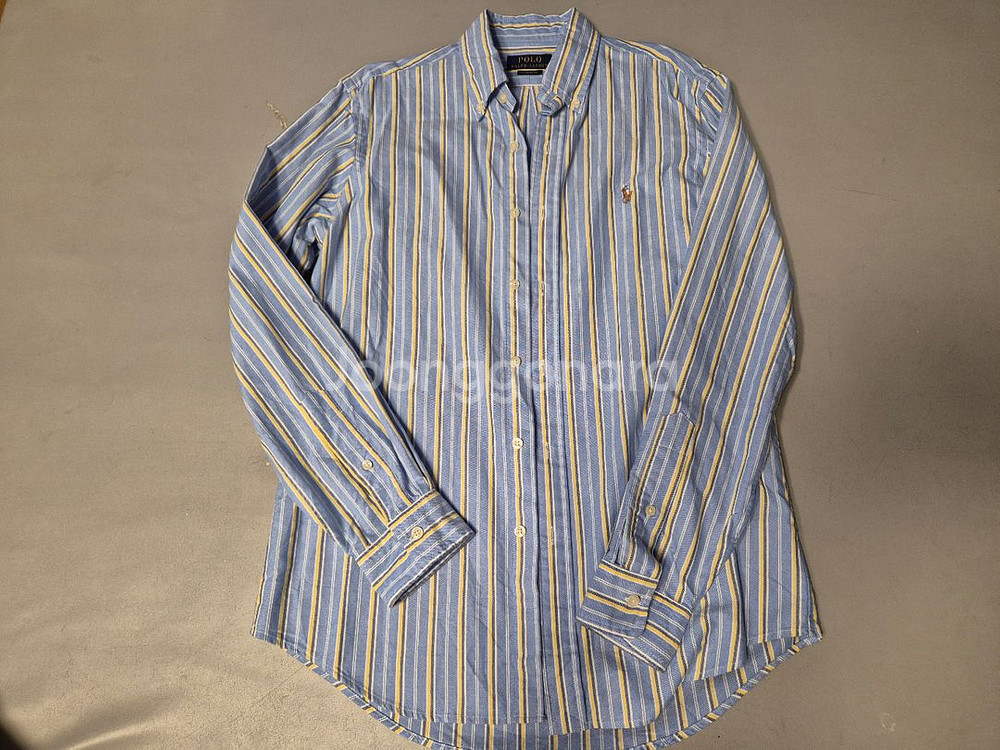 폴로랄프로렌 남성 스트라이프 옥스포드 긴팔셔츠 클래식핏--0